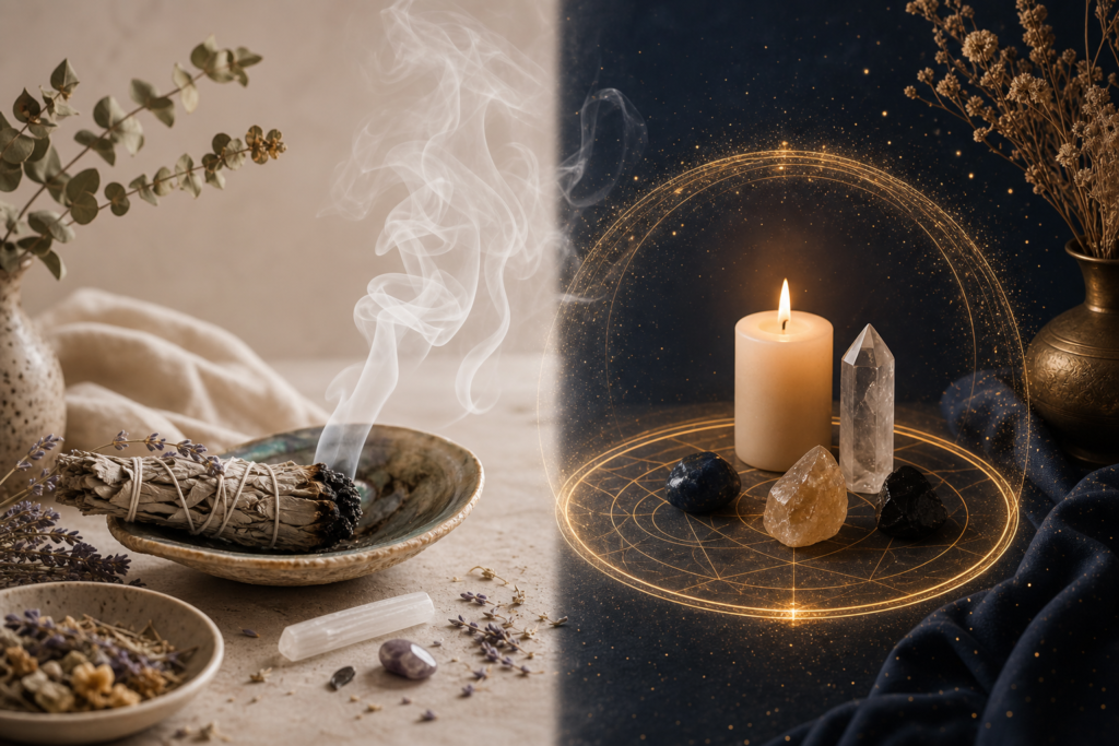 Limpieza energética y protección espiritual con velas